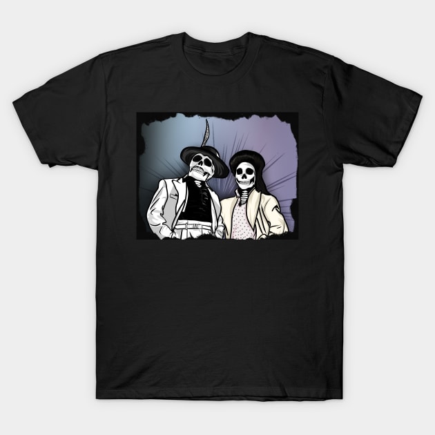 Zoot Suit Couple T-Shirt by Tha_High_Society